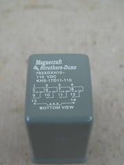 Magnecraft 14-Blade 4PDT Relay 3 Amp, 120/240 VAC, 30 VDC, 782XDXH10-110VDC