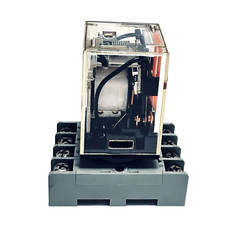 Omron RELAY MK2PN-S 250VAC 28VDC with Dayton Socket Base 5X852E **VERY GOOD**