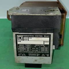 Square D 8501 X020 Industrial Control Relay Series A