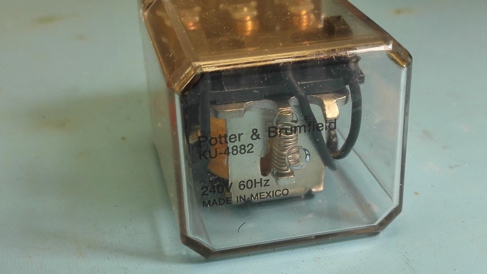 POTTER & BRUMFIELD RELAY KU-4882 , 240 VOLTS, 50/60 HZ