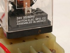 Dayton 5X823E General Purpose Relay 24V Coil 10A 250VAC With Socket Base