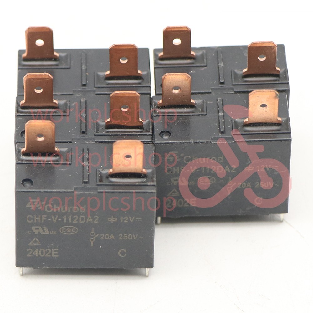 5PCS NEW CHUROD CHF-V-112DA2 Power Relay 12VDC 4Pin 20A 250V