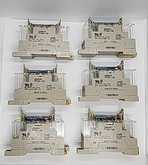 Lot of 6 – OMRON P7SA-10F RELAY SOCKET WITH G7SA-3A1B RELAY [1WS3-6]