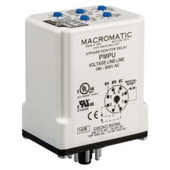 Macromatic Pmpu 3 Phase Monitor Relay, Spdt, 500Vac, 8 Pin new