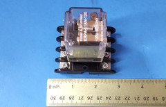 ONE- Relay with Socket, KRPA-11AN-120, Potter and Brumfield, 120VAC, DPDT