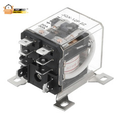 AC110V 30A Electromagnetic Relay, High Power Relay DPDT 2NO 2NC 8 Termi