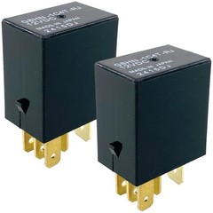 Automotive Relay 2-Pack 12VDC 20A 5-Pin SPDT Micro Power Relay Replacement f…
