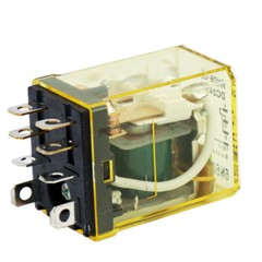 10PCS For Intermediate Relay 10A 240VAC 8Pins DPDT RH2B-UL DC24V 24VDC