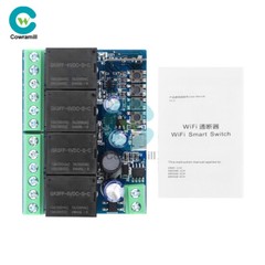USB 5V DC7-48V 4CH eWeLink Smart WIFI Switch Universal Wireless Relay Module