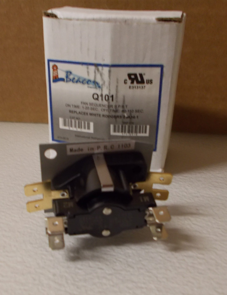 Beacon Q101 Fan Sequencer Replaces White Rodgers 24A34-1