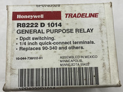 Honeywell Tradeline R8222D1014 DPDT Switching General Purpose Relay 24v Coil