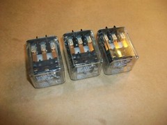 3PC POTTER & BRUMFIELD KUP-14A35-120 RELAY 120v 50/60HZ 3A 600VAC USED