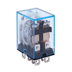 3X 12V DC Coil Relay DPDT LY2NJ HH62P-L JQX-13F 10A With PTF08A Socket2686