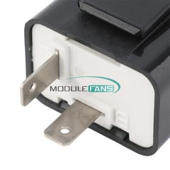 12V 2Pin Motorcycle Turn Signal Indicator Speed Adjustable LED Flasher Relay Lot