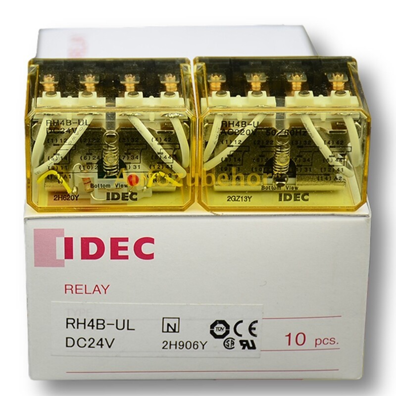10 PCS/Box RH4B-UL Relay DC12V 24V AC24V 110V 220V 10A 14-Pin Brand New