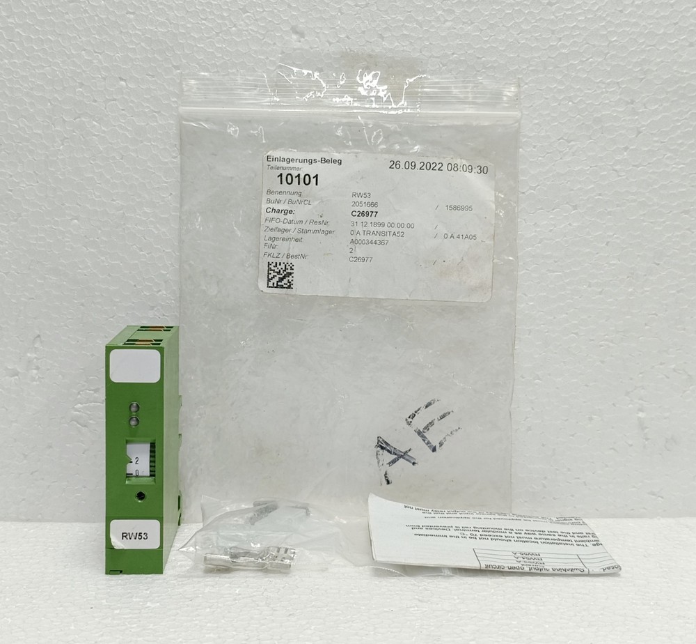NORIS RW53 Limit Switch Relay C26977-003 2-20VAC Marine Monitoring New Surplus