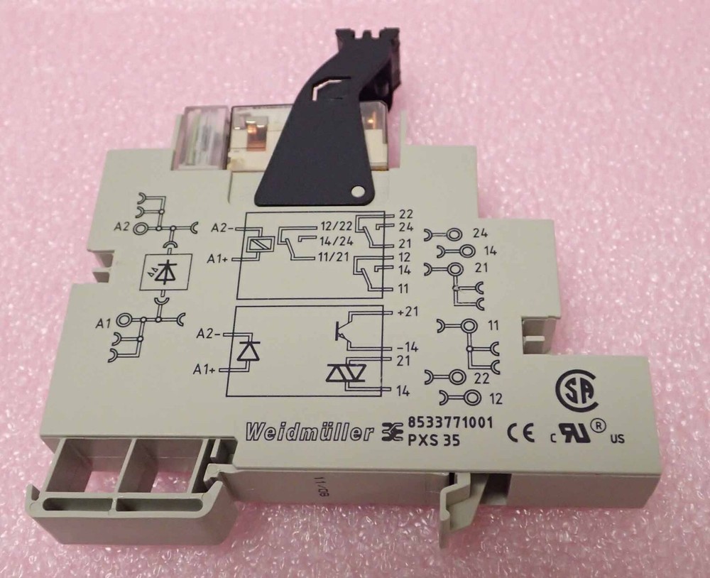 WEIDMULLER PXS 35 8533771001 SOCKET W/ WEIDMULLER RCL424815 4058810000 RELAY