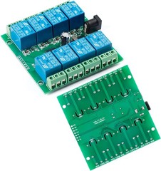 LCUS 8 USB Relay Module Channel Overcurrent Protection Home A Color: 8 Channel