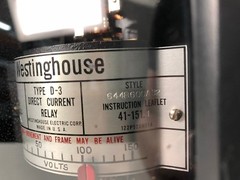 WESTINGHOUSE STYLE 644B600A32 TYPE D3 DIRECT CURRENT RELAY AUXILIARY SWITCH