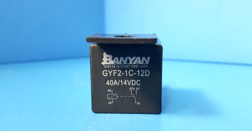 5 Blade Car Relay Switch, GYF2-1C-12D, BANYAN, 40A/14VDC, ( 2 pieces)