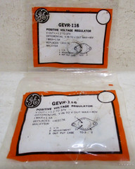 2 NEW GE GEVR-116 POSITIVE VOLTAGE REGULATOR