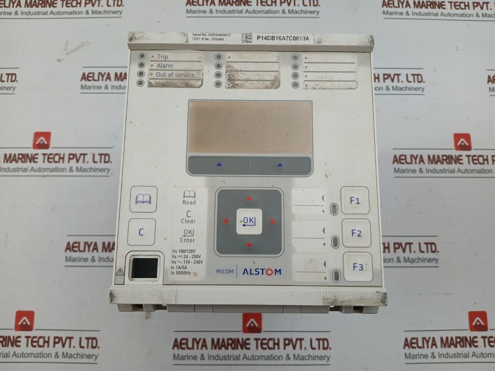 ALSTOM P14DB16A7C0610A Feeder Protection Relay (Not Working)