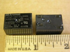 6 NAIS / Panasonic JZ-1aF-12V-TV Small Size 12V Power Relays 1 Form A 8A 125VAC