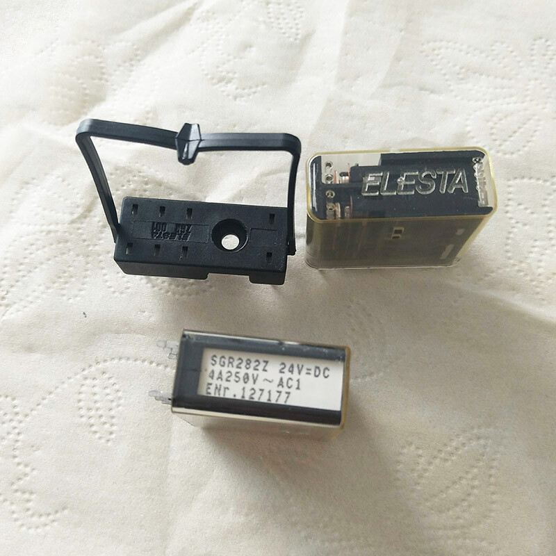 1pc ELESTA SGR282Z-24VDC Power Relay with Socket