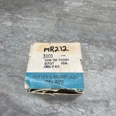 Potter & Brumfield CDB-38-70001 On Delay Time Relay, 0.1-1 Seconds, 120VAC Coil