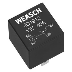 JD1912 12V 40A 4 Pin SPST Waterproof Automotive Relay, 2 Pack for Car Truck Boat