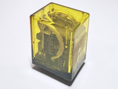 HC4E-P-DC6V MATSUSHITA PCB Power Relay 6VDC 4PDT 2A 250VAC 14-Pin Amber Sealed