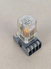 Vintage POTTER & BRUMFIELD KRP11DG 12V DC Relay & 8 Pin DPDT USA
