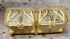 (Lot of 2) IDEC RH4B-U General Purpose Relay AC 120V