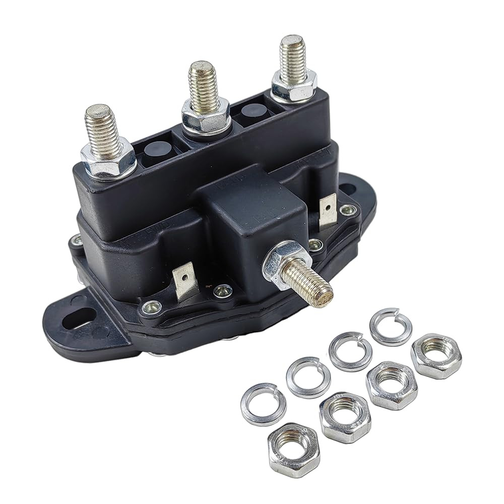 12VDC 6 Terminal Winch Motor Reversing Solenoid Relay Switch, Polarity Reversing