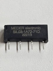25 Pieces Standex Meder SIL03-1A72-71D Reed Relay 3 Volt 0.5 Amp $1 Each Qty 25