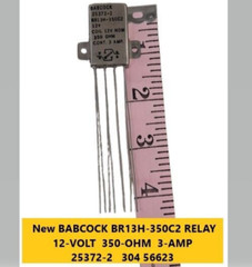 Brand New BABCOCK BR13H-350C2 RELAY 12-VOLT 350-OHM 3-AMP 25372-2 304 56623