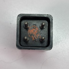 (8) Vintage 4 Pin Relay Sockets Base Black Bakelite Plug-In Cover INSP 103-143