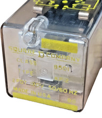 (QTY:1) SQUARE D 8501-KP12 Relay 8-pin Socket 2PDT 120VAC