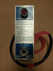SQUARE D GP-MP1 GROUND CENSOR TYPE GP MONITOR 120V SERIES 2 GPMP1