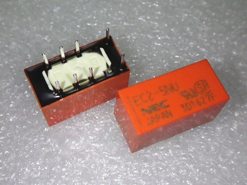 10pcs 8pins EC2-5NU Signal Relay For NEC
