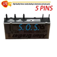 40Pcs 6A 250VAC 24VDC 5-Pins Replace For Allen-Bradley CAT 700-TBR24 Power Relay