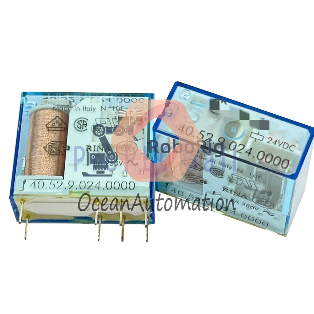 10PCS 40.52.9.024.0000 24VDC Intermediate Relay 8A 250VAC 8Pins~