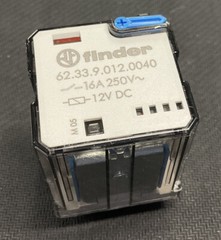 62.33.9.012.0040 – POWER RELAY , 16A – 250V AC , COIL VOLTAGE 12V DC, 3PDT