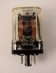 Line Electric EMSCO KRA-2A 120VAC Relay New Old Stock