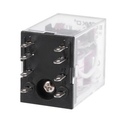 HH52P AC 12V Coil DPDT 8 Pins Electromagnetic Power Relay w socket