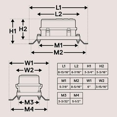 True Mods 12V DC Auto Waterproof Fuse 5-Pin Relay Box Block [6 ATC/ATO Fusible H