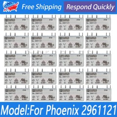 50PC For Phoenix 2961121 Contact Single Miniature Power Relay 24VDC 250VAC 5 Pin