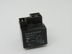 Potter & Brumfield T9AS1D22-12 Relay 12VDC 240VAC 30A 4-Pin 2-Blade USED