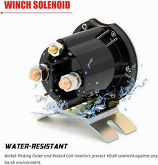 12V Starter Solenoid Relay Switch Intermittent Duty Contactor 3 Terminals Curren