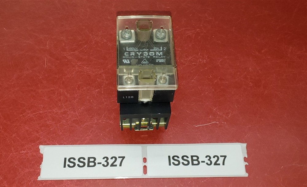 Crydom HD4825 Din Rail Solid State Relay 480V 25A Output Excellent Used